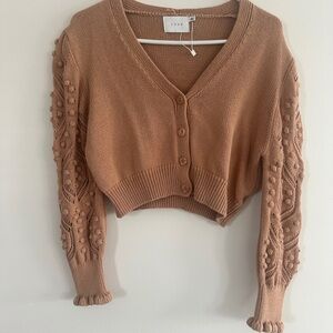 Brown V-Neck Sweater